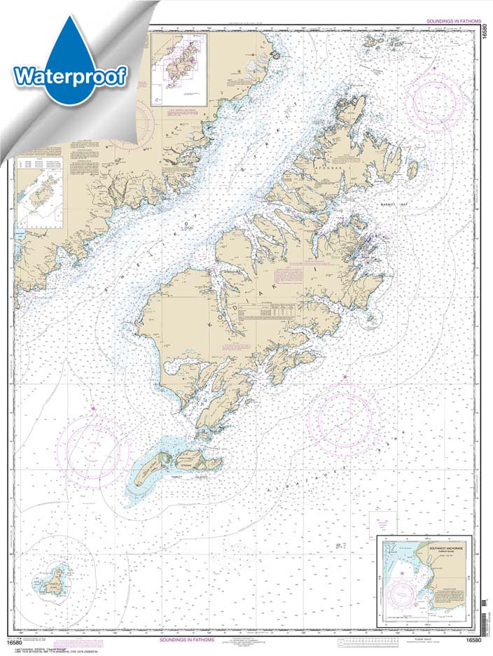 NOAA Chart Gore Point to Anchorage Point 20th Edition 16645 