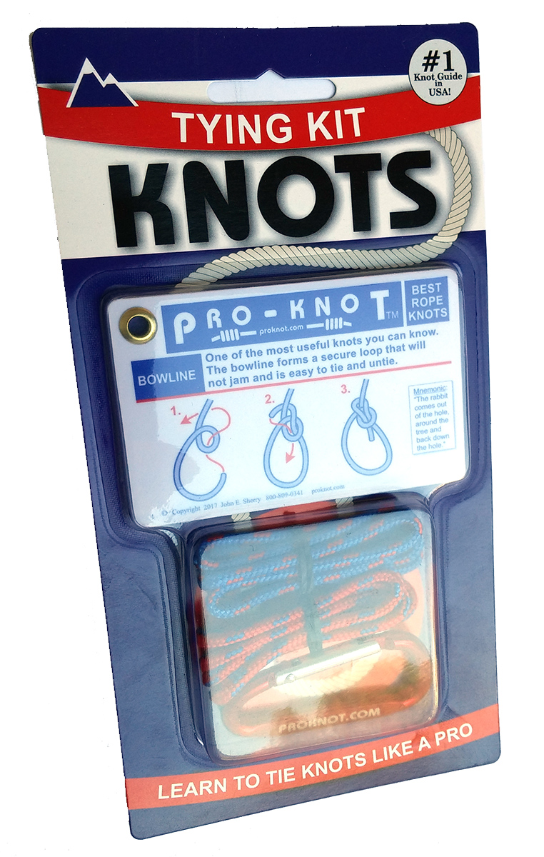 Practice Cords Rope Knots Guide Pro-Knot PKKIT101 Waterproof Hunting/Camping 