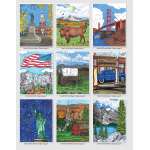 Coloring Books :America the Beautiful Coloring Book: A Patriotic Collection of Inspirational Landmarks & Landscapes to Color
