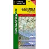 Oregon Travel & Recreation Guides :Mt. Hood & Willamette National Forest (National Geographic Map)