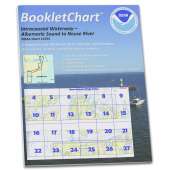Atlantic Coast Charts :NOAA BookletChart 11553: Intracoastal Waterway Albermarle Sound to Neuse River;Alligator River.