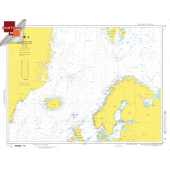 Miscellaneous International :NGA Chart 10: Norwegian Seas And Adjacent Seas, Approx. Size 21" x 27" (SMALL FORMAT WATERPROOF)