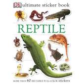 Jungle & Zoo Animals :Ultimate Sticker Book: Reptile