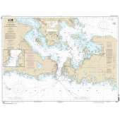 Great Lakes Charts :NOAA Chart 14882: St. Mars River - Detour Passage to Munuscong Lake;Detour Passage