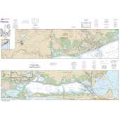 Gulf Coast Charts :NOAA Chart 11322: Intracoastal Waterway Galveston Bay to Cedar Lakes