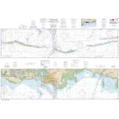 Gulf Coast Charts :NOAA Chart 11374: Intracoastal Waterway Dauphin Island to Dog Keys Pass