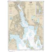 Atlantic Coast Charts :NOAA Chart 13224: Providence River and Head of Narragansett Bay