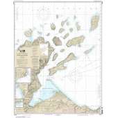 Great Lakes Charts :HISTORICAL NOAA Chart 14973: Apostle Islands: including Chequamegan Bay;Bayfield Harbor;Pikes Bay Harbor;La Pointe Harbor