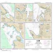 Alaska Charts :NOAA Chart 17423: Harbor Charts-Clarence Strait and Behm Canal Dewey Anchorage: Etolin Island;Ratz Harbor: Prince of Wales Island;Naha Bay: Revillagigedo Island;Tolstoi and Thorne Bays: Prince of Wales ls.;Union Bay: Cleveland Peninsula