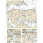 Atlantic Coast Charts :NOAA Chart 12285: Potomac River; District of Columbia (6 PAGE FOLIO)