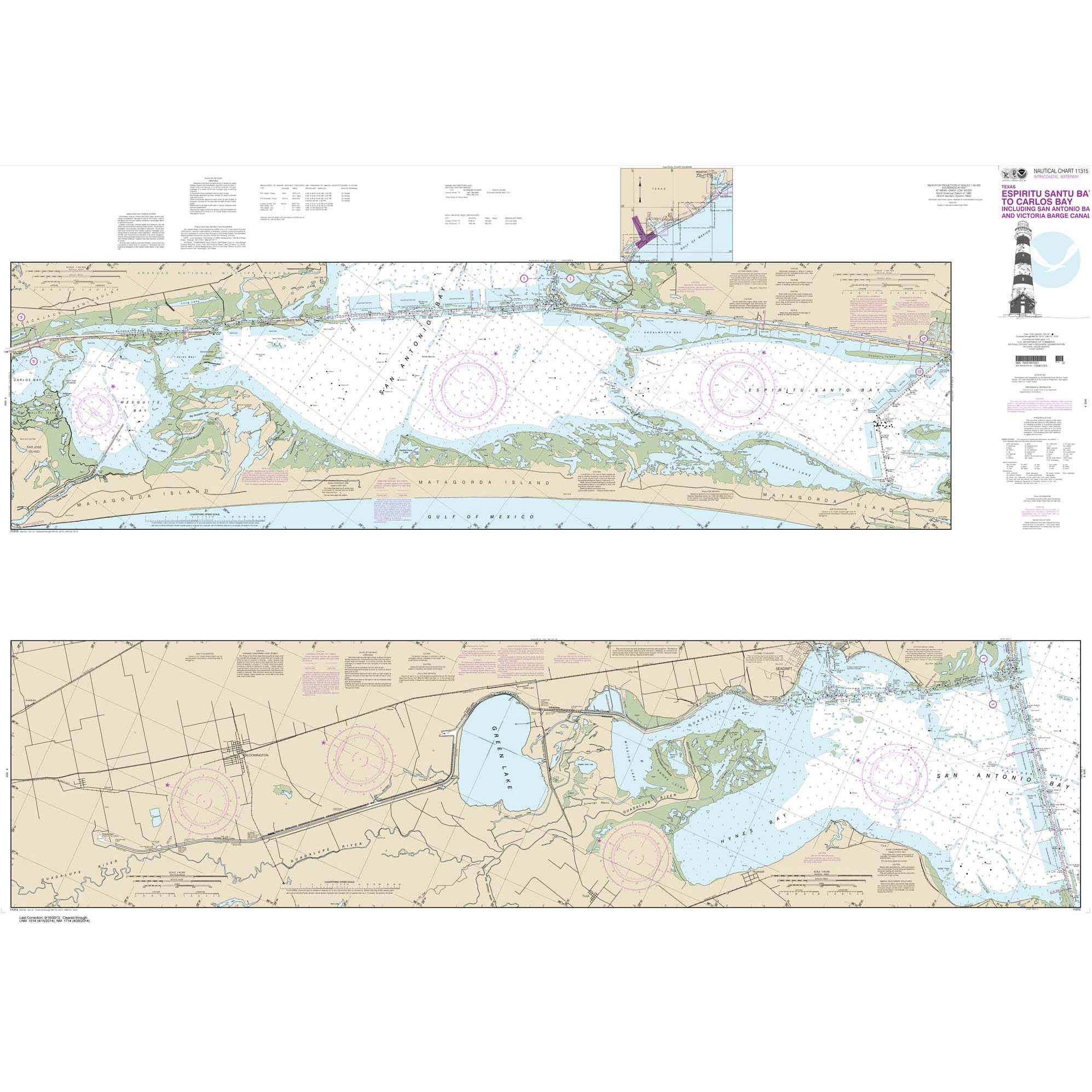 Nautical Charts &amp; Books :: NOAA Charts for U.S. Waters :: Gulf Coast ...