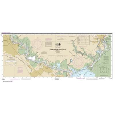 Gulf Coast Charts :NOAA Chart 11343: Sabine and Neches Rivers