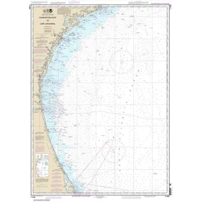 Atlantic Coast Charts :NOAA Chart 11480: Charleston Light to Cape Canaveral