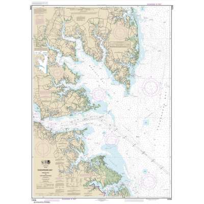 Atlantic Coast Charts :NOAA Chart 12238: Chesapeake Bay Mobjack Bay and York River Entrance