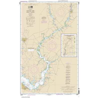 Atlantic Coast Charts :NOAA Chart 12268: Choptank River Cambridge to Greensboro