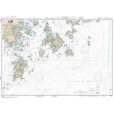Atlantic Coast Charts :NOAA Chart 13313: Approaches to Blue Hill Bay