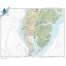 Atlantic Coast Charts :Waterproof NOAA Chart 12224: Chesapeake Bay Cape Charles to Wolf Trap