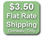 Flat Rate DomesticShipping $3.50