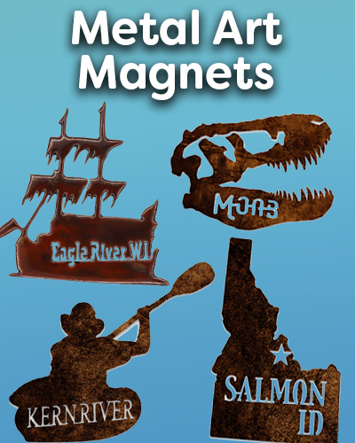 metal art magnets - paracay