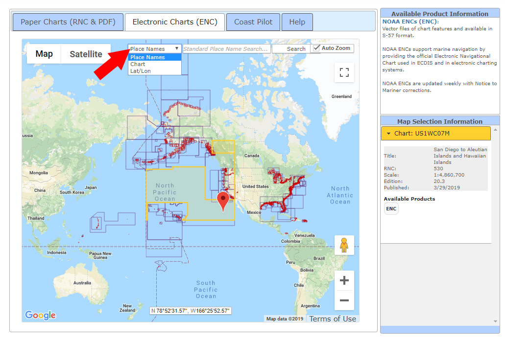 Noaa Chart Locator