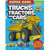 Super Cool Trucks, Tractors, And Cars Coloring Book - Book - Paracay