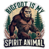 Bigfoot Spirit Animal - Sticker - Paracay