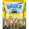 Drive & Seek Digger - A Magic Find & Count Adventure - Book - Paracay