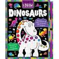 Scratch And Draw Dinosaurs - Book - Paracay