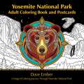 Yosemite National Park Adult Coloring Book And Postcards - Book - Paracay