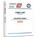 2025 USCG Light List I: Atlantic Coast - St. Croix River, Maine to Shrewsbury River, New Jersey - Book - Paracay