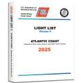 2025 USCG Light List II: Atlantic Coast - Shrewsbury River, New Jersey to Little River, South Carolina - Book - Paracay