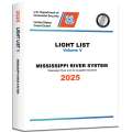 2025 USCG Light List V: Mississippi River System - Mississippi River and it's Navigable Tributaries - Book - Paracay