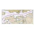 HISTORICAL NOAA Chart 18445: Puget Sound-Possession Sound to Olympia including Hood Canal (6 PAGE FOLIO) - Paracay