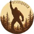 DiscoSquatch V2 - Vinyl Sticker (1 STICKER) - Paracay