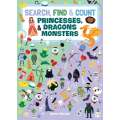 Search, Find & Count: Princesses, Dragons & Monsters - Book - Paracay