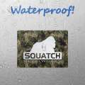 Squatch Metalworks Logo Green Camo - Vinyl Sticker (1 STICKER) - Paracay