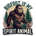 Bigfoot Spirit Animal - Sticker - Paracay