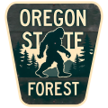 Oregon State Forest Sign - Sticker - Paracay