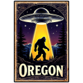Oregon UFO Abduction - Sticker - Paracay