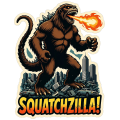 Squatch-Zilla V2 - Sticker - Paracay