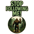 Stop Following Me V2 - Sticker - Paracay
