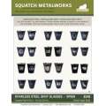 Squatch Metalworks Package Deal - Custom Shot Glasses (WHOLESALE ONLY) SPS09 - Paracay