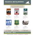 Squatch Metalworks Package Deal - Signs (WHOLESALE ONLY) SPS16 - Paracay