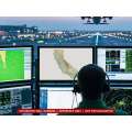 California sectional chart wall map on a control tower screen