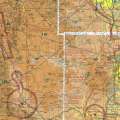 Close-up of the Colorado sectional chart showing airports and airspace
