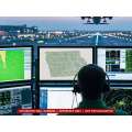 Iowa sectional chart wall map on a control tower screen