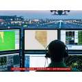 Nevada sectional chart wall map on a control tower screen