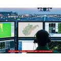 West Virginia sectional chart wall map on a control tower screen