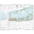 NOAA Chart 11446: Intracoastal Waterway Sugarloaf Key To Key West