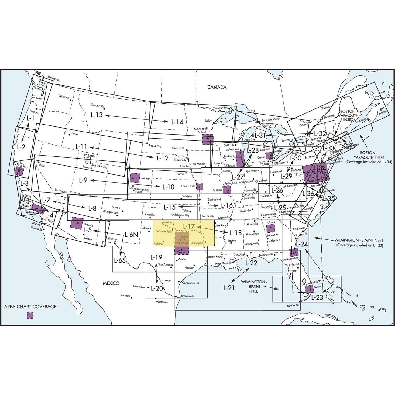 FAA Enroute Low Altitude Chart L5/6 ELUS5 - Current Aviation Navigation Chart